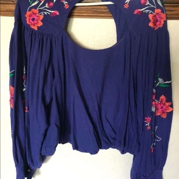 Free People Embroidered Top NWT - Picture 2 of 6